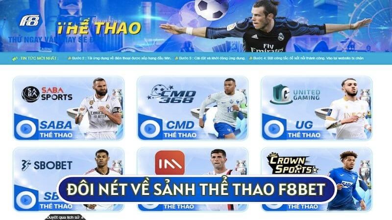 Giới thiệu tổng quan về sảnh thể thao F8BET hấp dẫn người chơi