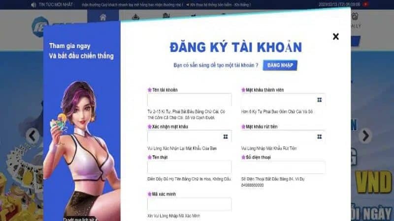 Đăng ký F8bet là bước đầu tiên để làm thành viên nhà cái